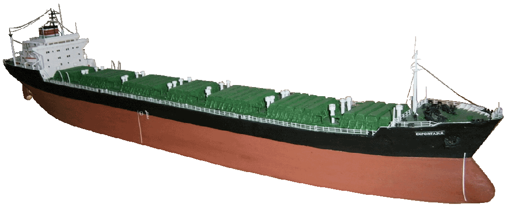 Exportazul - Vessel model by E. Sánchez Cimiano