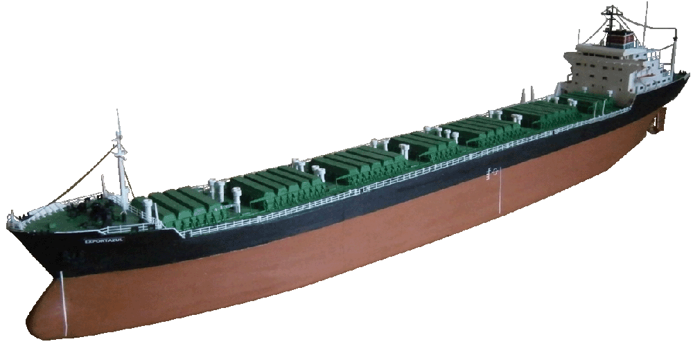 Exportazul - Vessel model by E. Sánchez Cimiano