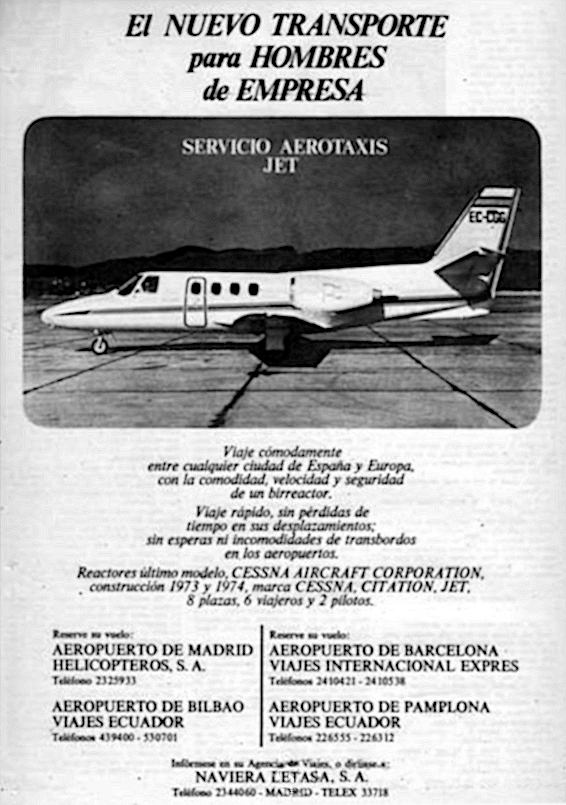 Aerotaxi LETASA - Coleccin de J. Careaga